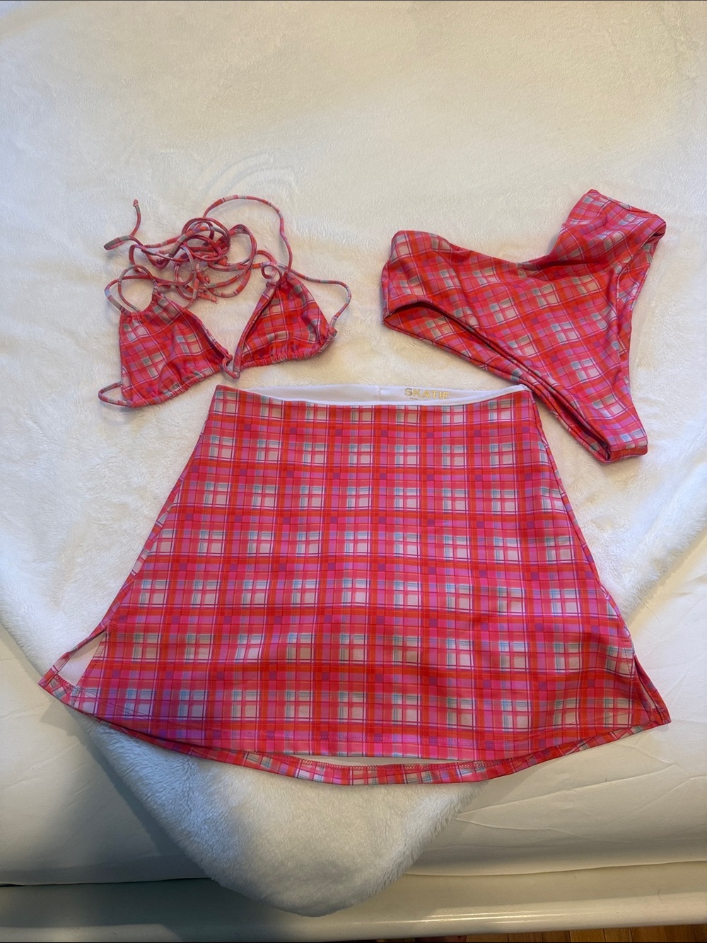 Skatie swim set with skirt S/M